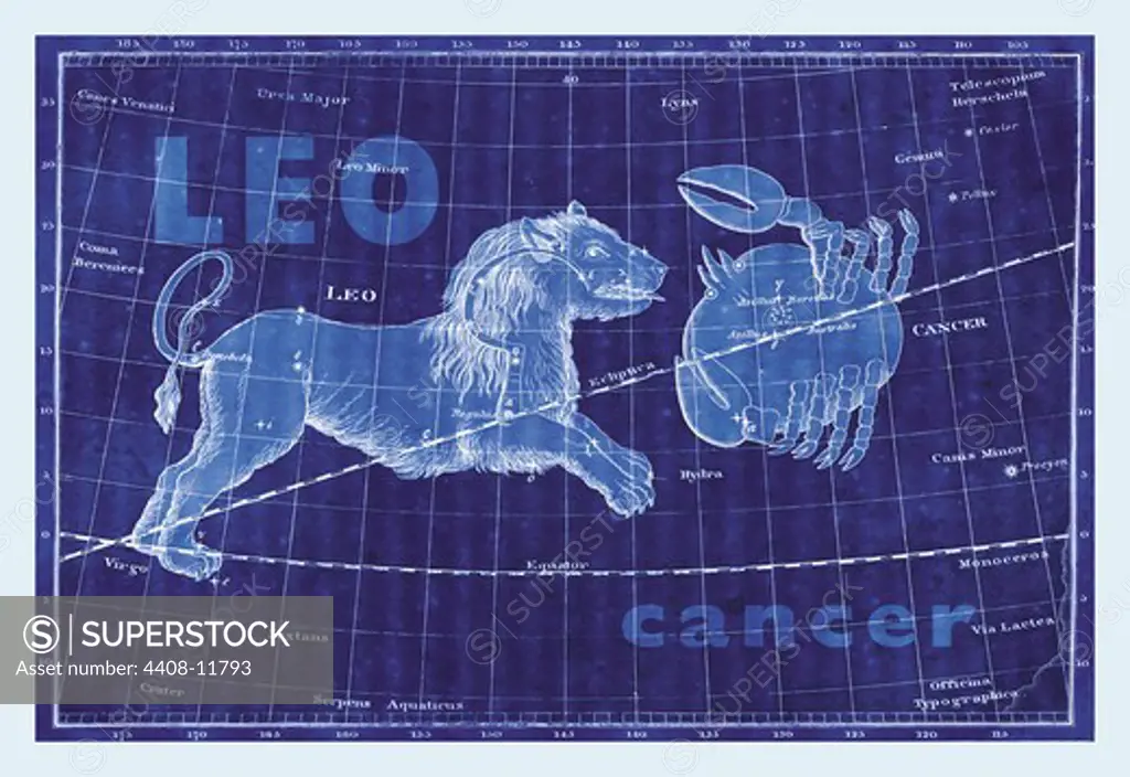 Cancer and Leo #3, Celestial & Astrological Charts