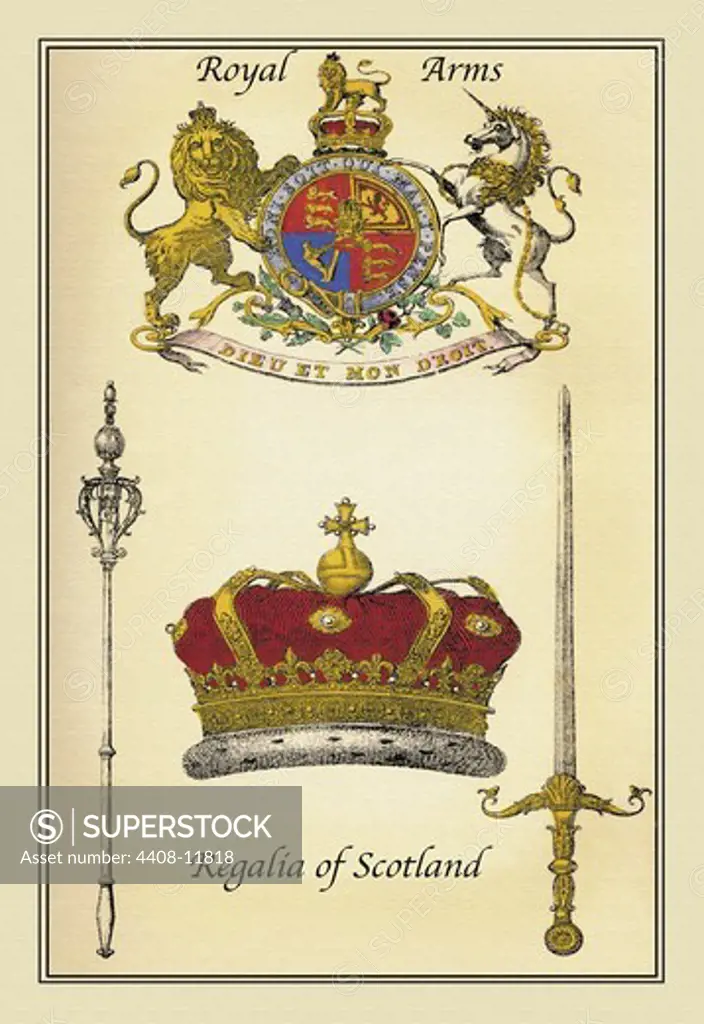 Royal Arms - Regalia of Scotland, Heraldry - Emblems & Orders