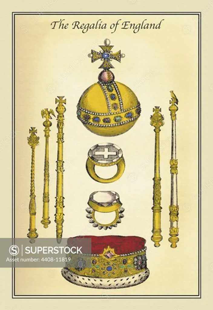 Regalia of England #1, Heraldry - Emblems & Orders