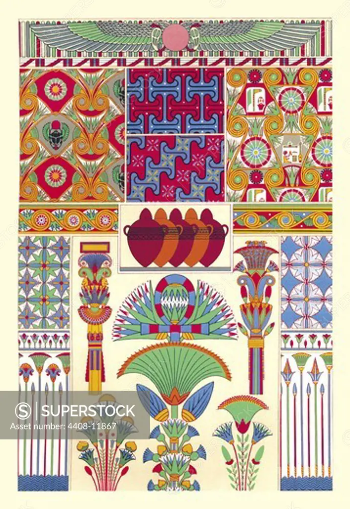 Egyptian D_cor, Designs & Patterns from History