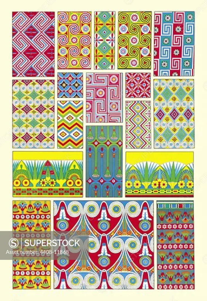 Egyptian Design #2, Designs & Patterns from History