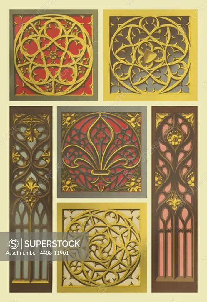 Medieval Window Design, Designs & Patterns from History