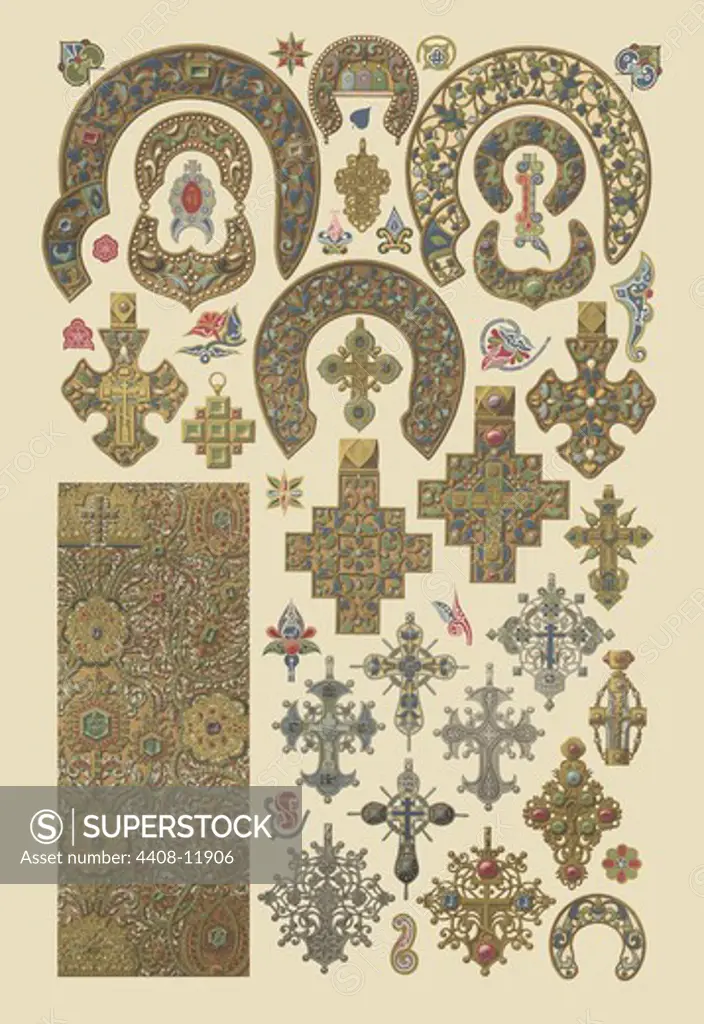 Russian Metalwork, Designs & Patterns from History