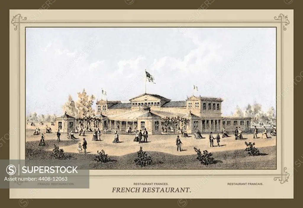 Centennial International Exhibition, 1876 - French Restaurant, Philadelphia Centennial Exposition