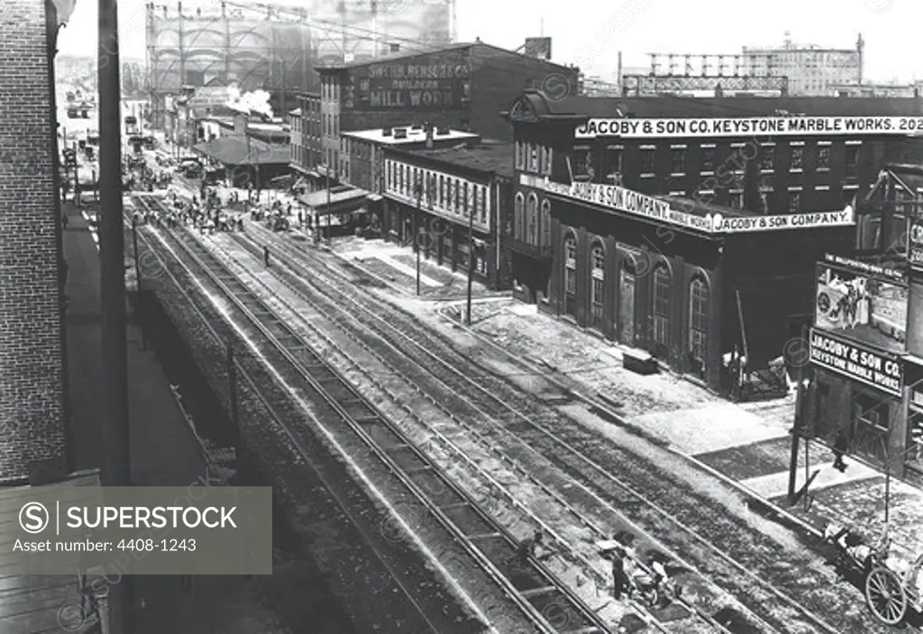 Philadelphia Railroad Tracks, Philadelphia, Pennsylvania