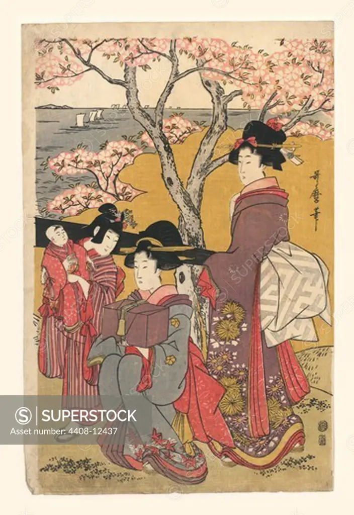 Picnic Lunch, Japanese Prints