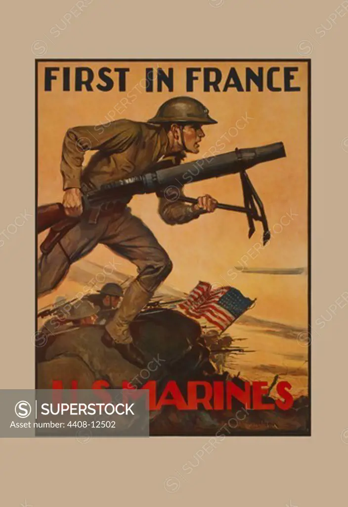First in France U S Marines, U.S. Marine Corps