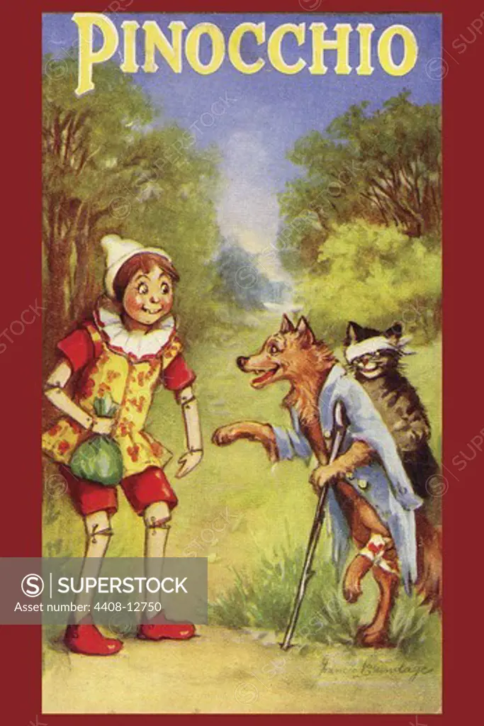 Pinocchio, Book Cover