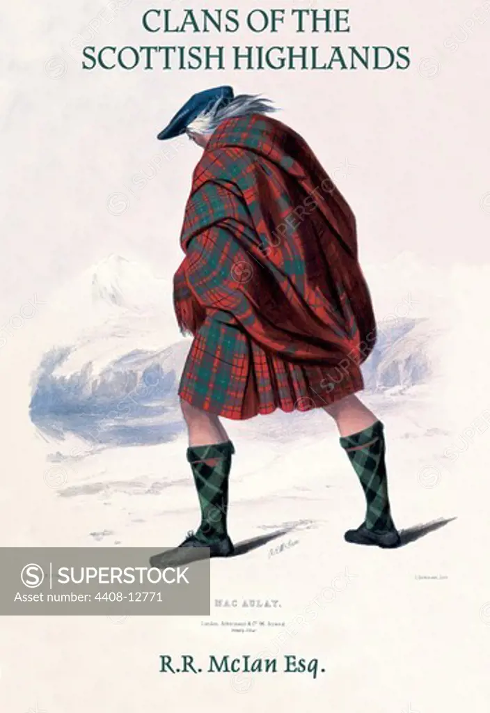Clans of the Scottish Highlands, Book Cover