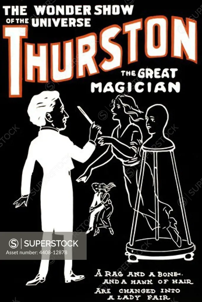 Lady Fair: Thurston the great magician the wonder show of the universe, Magic & Mesmer