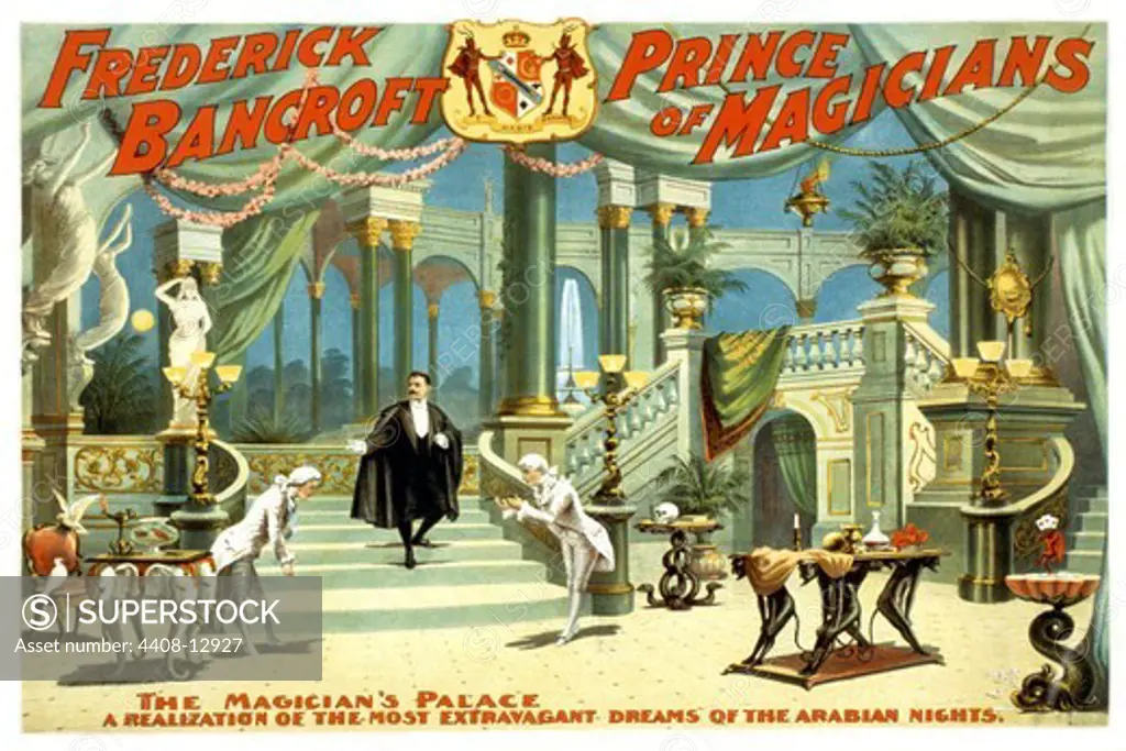 Frederick Bancroft, prince of magicians, Magic & Mesmer