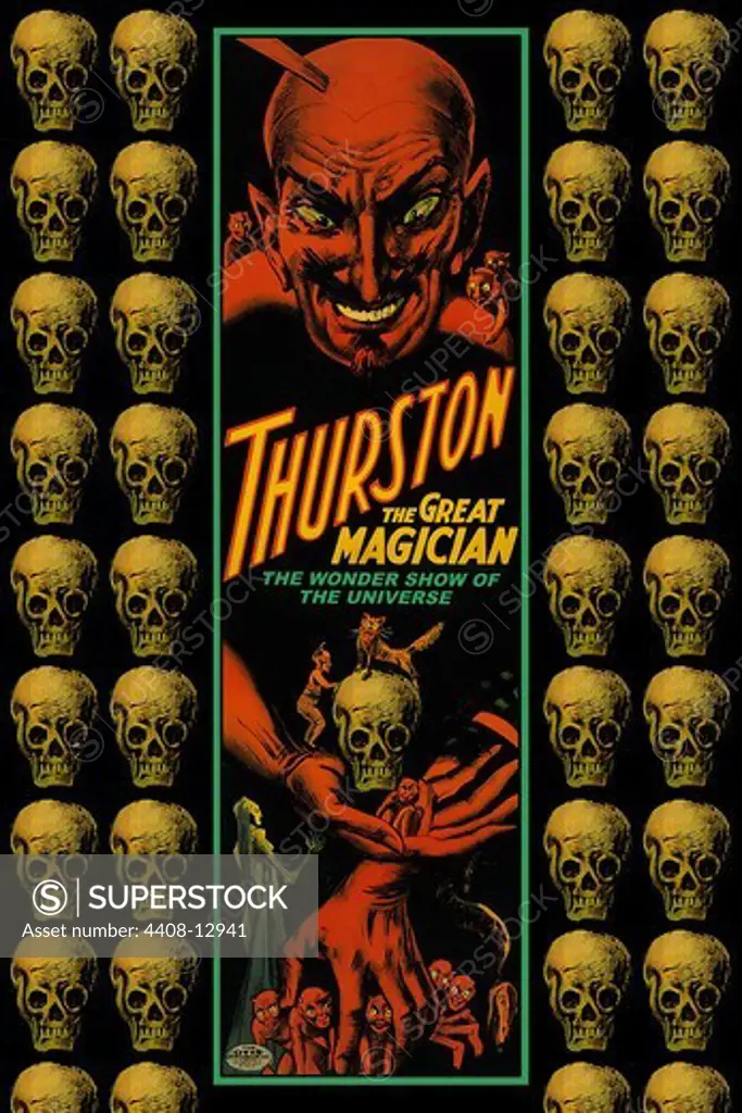 Thurston the great magician the wonder show of the universe, Magic & Mesmer