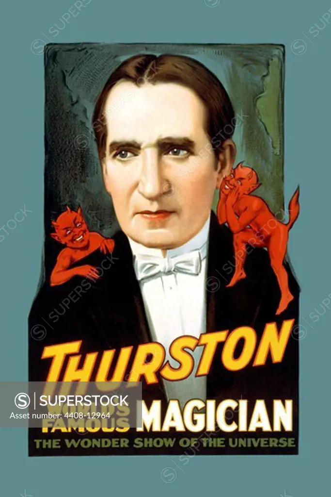 Thurston, world's famous magician the wonder show of the universe, Magic & Mesmer