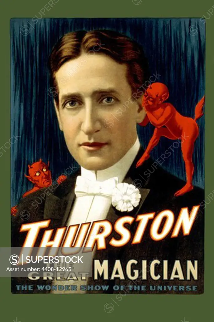 Thurston the great magician, Magic & Mesmer