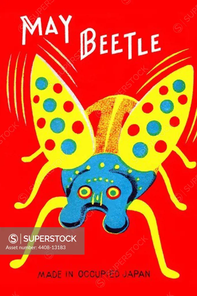 May Beetle, Vintage Toy Box Art