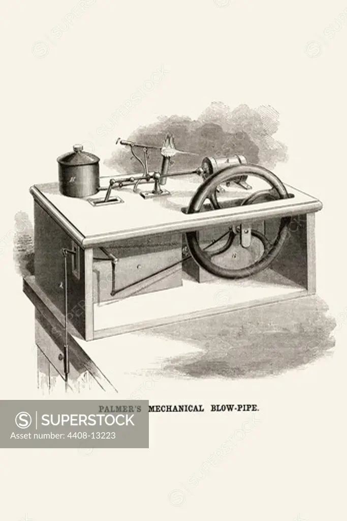 Palmer's Mechanical Blow Pipe, Industrial America - Invention