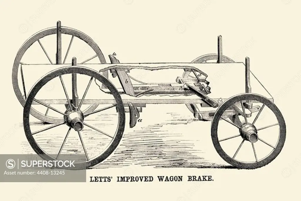 Lett's Improved Wagon Brake, Industrial America - Invention