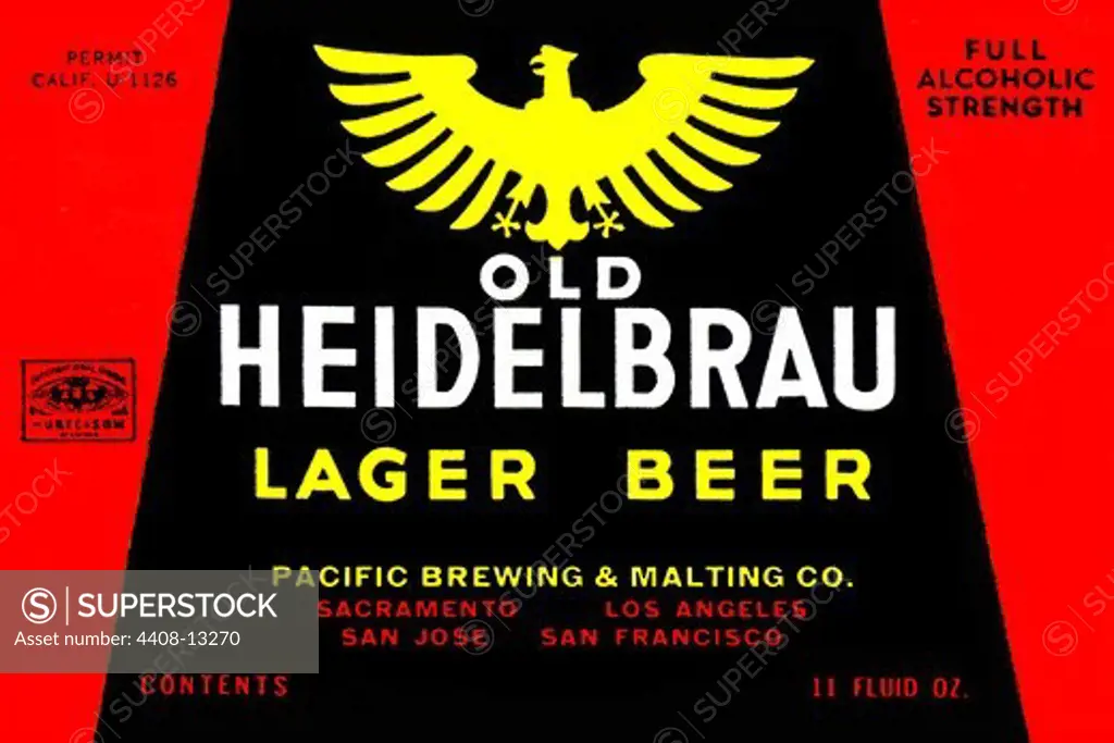 Old Heidelbrau Lager Beer, Beer