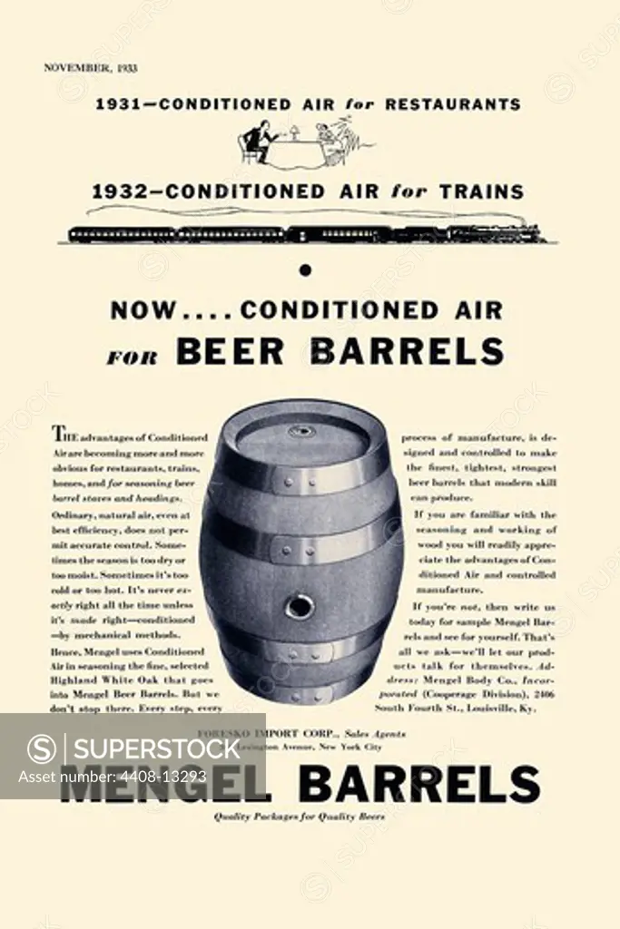 Mengel Beer Barrels, Beer
