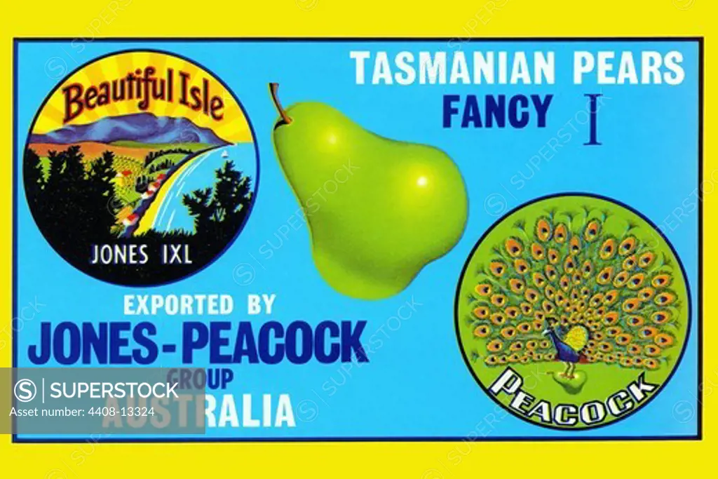 Jones-Peacock Tasmanian Pears, Fruits & Vegetables