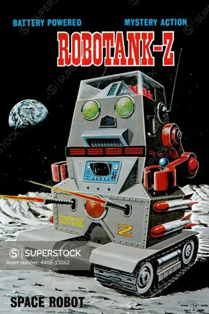 Robotank-Z Space Robot, Robots, ray guns & rocket ships