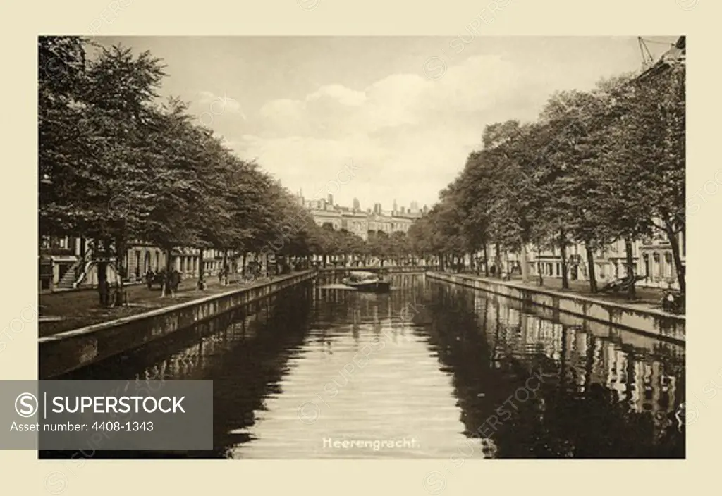 Heerengracht, Amsterdam, Amsterdam - 1920's Photography