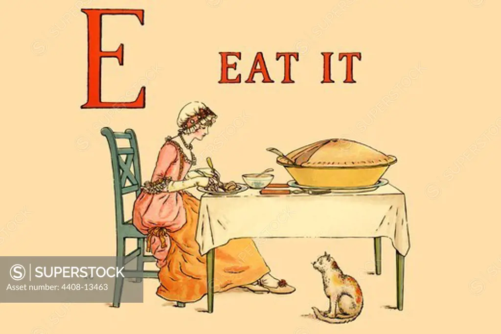 E Eat It, Victorian Children's Literature - Kate Greenaway