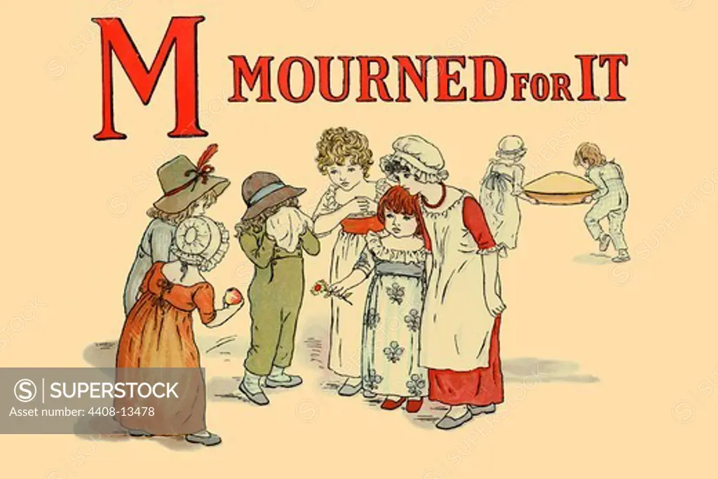 M - Mourned For It, Victorian Children's Literature - Kate Greenaway