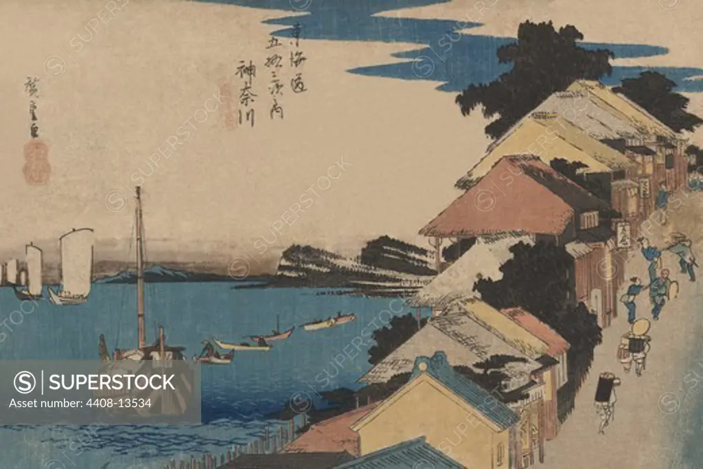 Kanagawa, Japanese Prints - Hiroshige