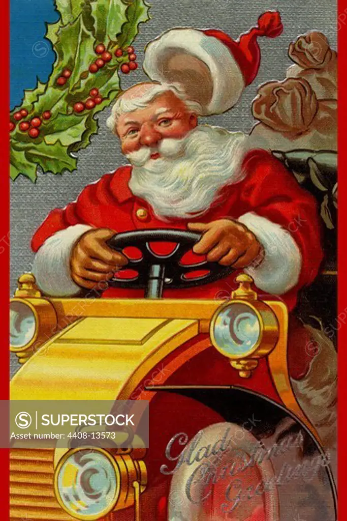 Glad Christmas Greetings, Christmas & Santa