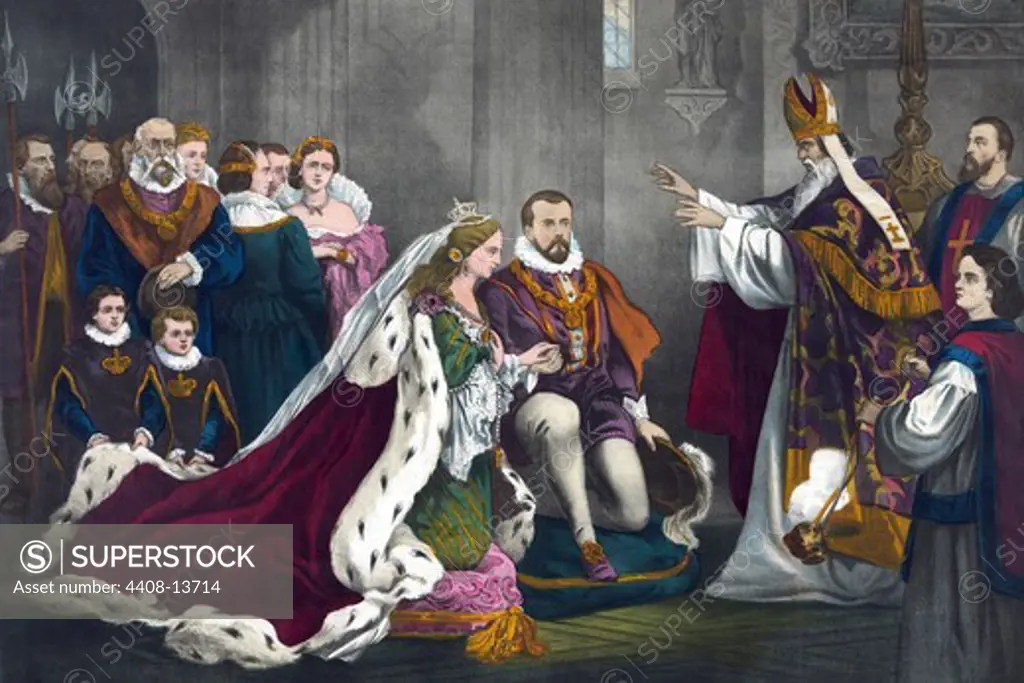 Mary Stuart's wedding to Henry Darnley, Royalty