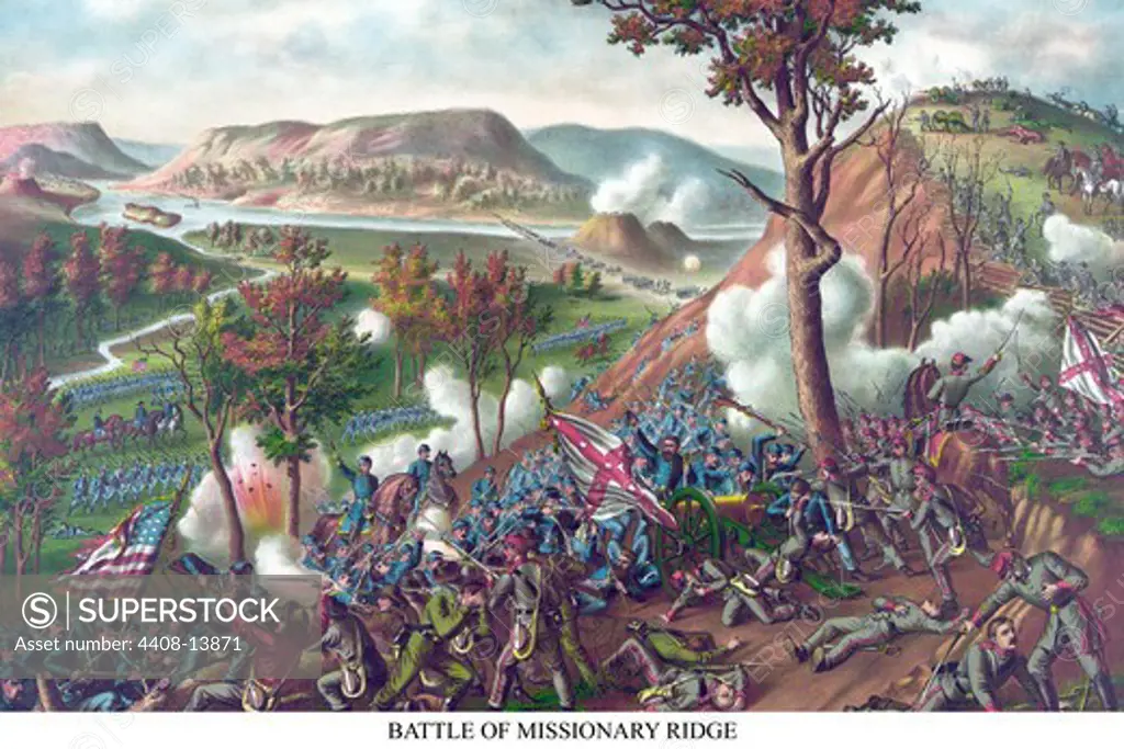 Battle of Missionary Ridge, Civil War - USA
