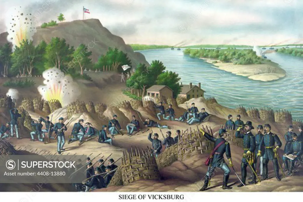 Siege of Vicksburg, Civil War - USA