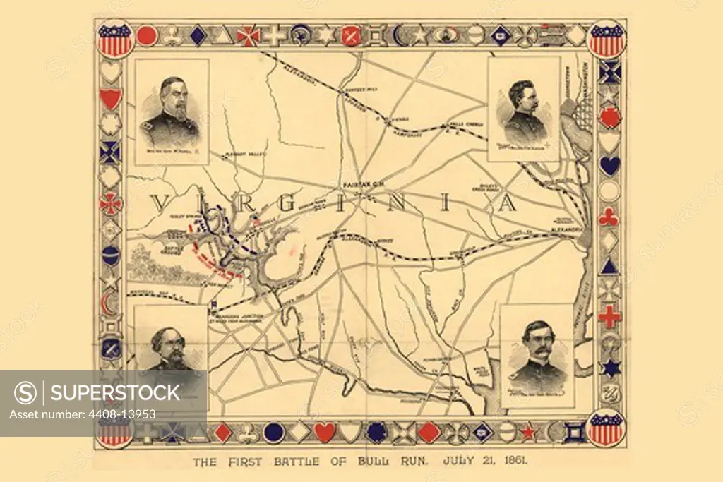 First Battle of Bull Run - Manassas, Civil War - USA