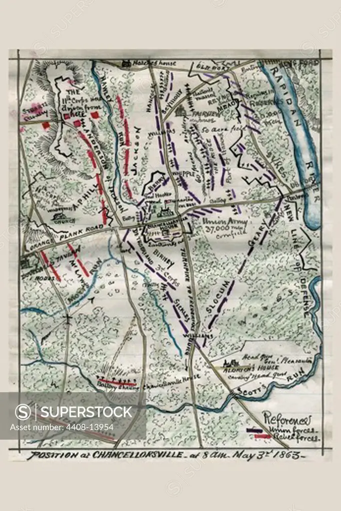 Battle of Chancellorsville, Civil War - USA
