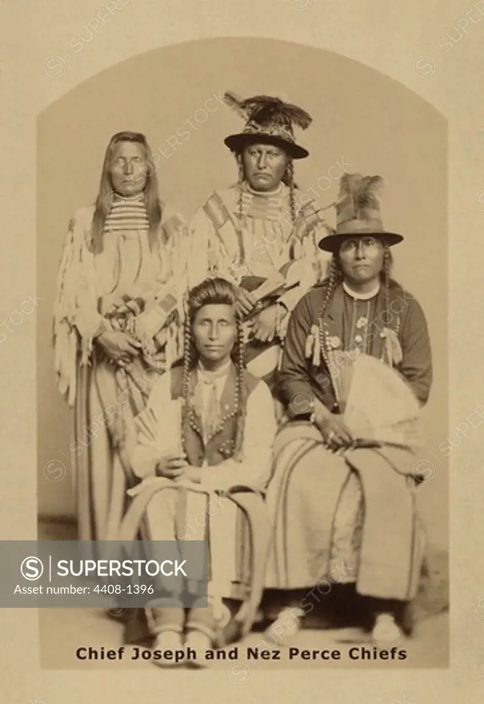 Chief Joseph and Nez Perce Chiefs, Native American