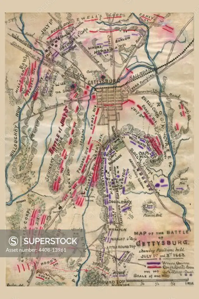 Battle of Gettysburg #3, Civil War - USA