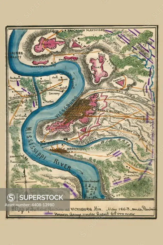 Siege of Vicksburg #2, Civil War - USA