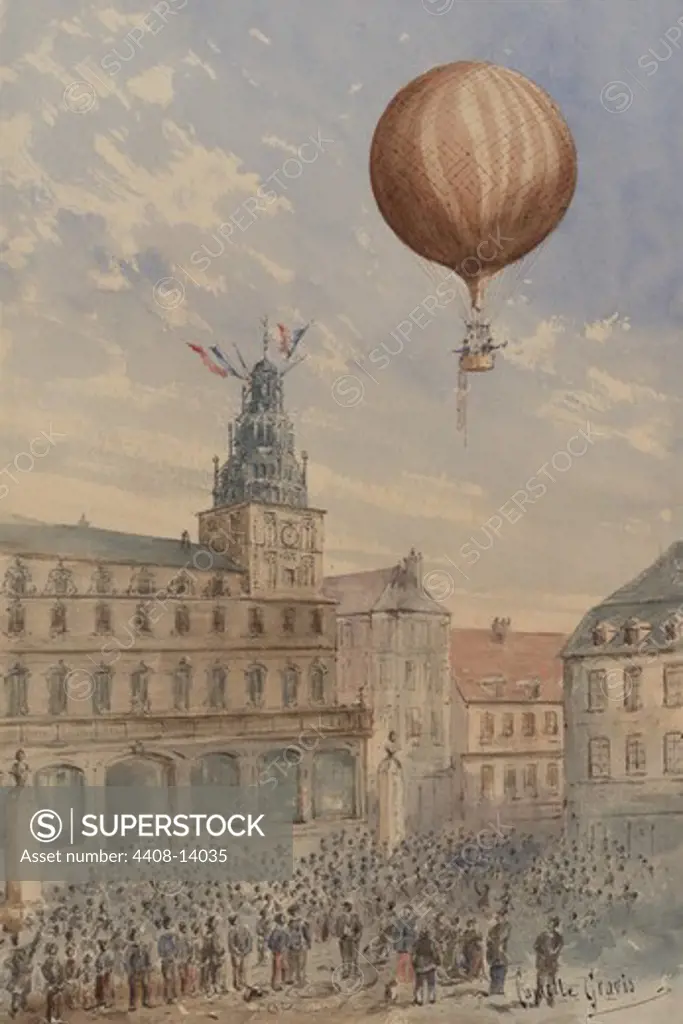 French Balloon Lift off, Aviation
