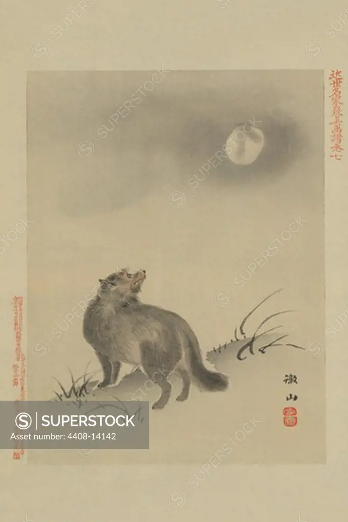 Fox, Japanese Prints - Nature