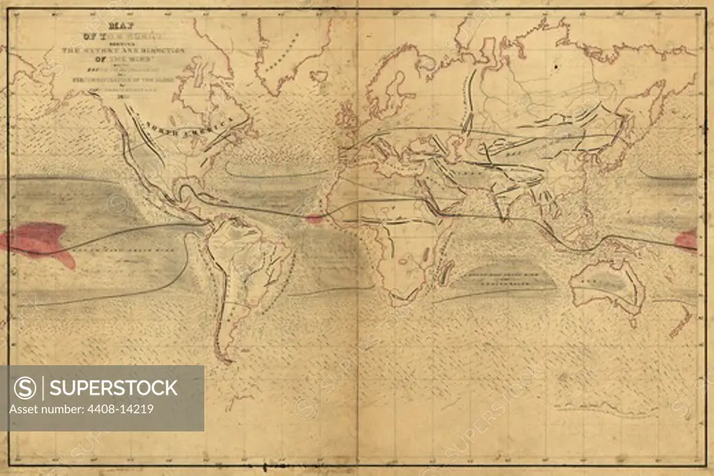 World Winds in Navigation, Antique World Maps