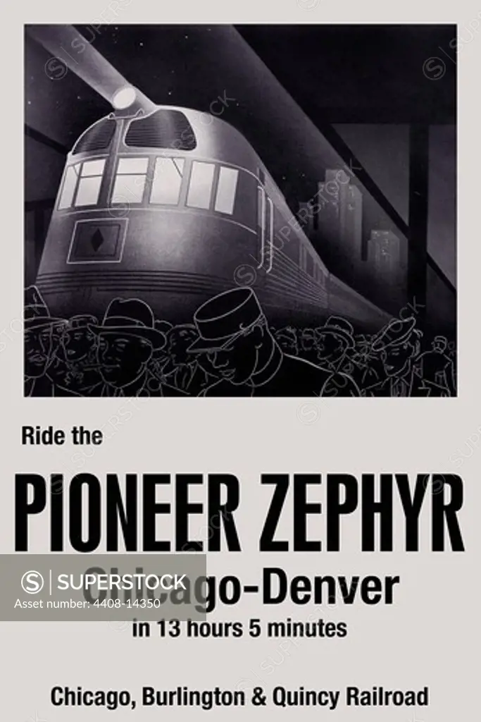 Ride the Pioneer Zephyr, Railroad
