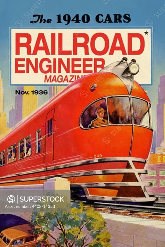 Railroad Engineer Magazine: The 1940 Cars, Railroad