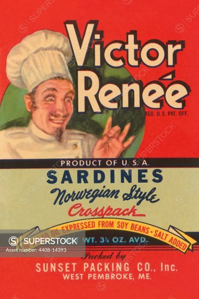 Victor Renee Sardines, Seafood in Advertising
