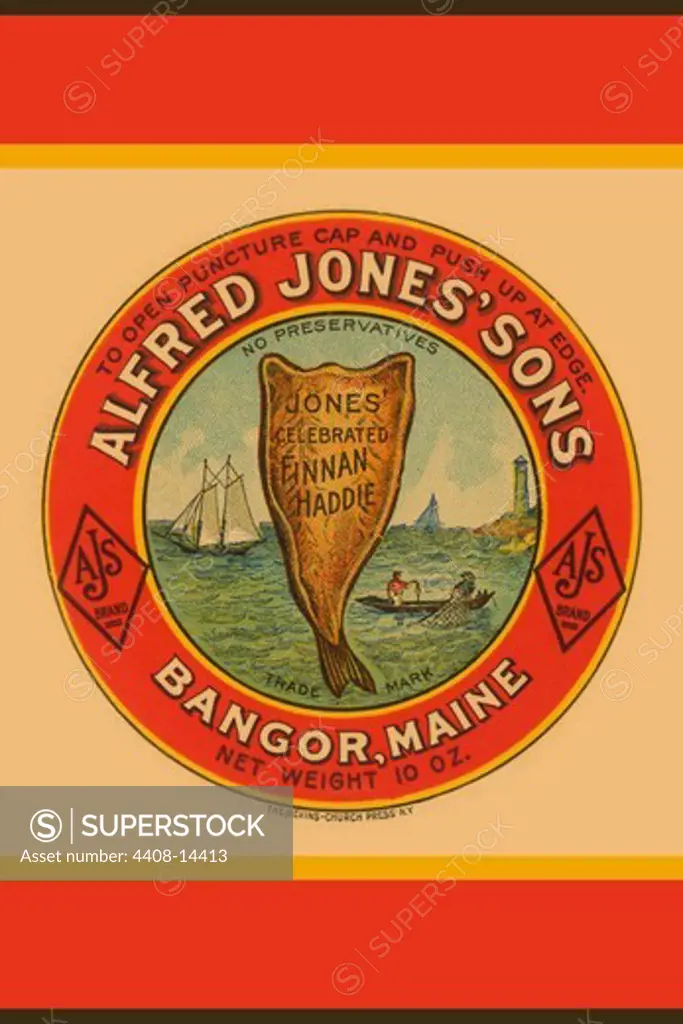 Jones Celebrated Finnan Haddie, Seafood in Advertising