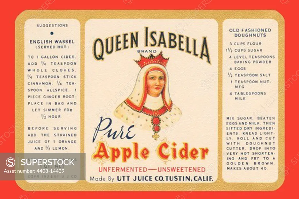 Queen Isabella Pure Apple Cider, Consumables & Comestibles