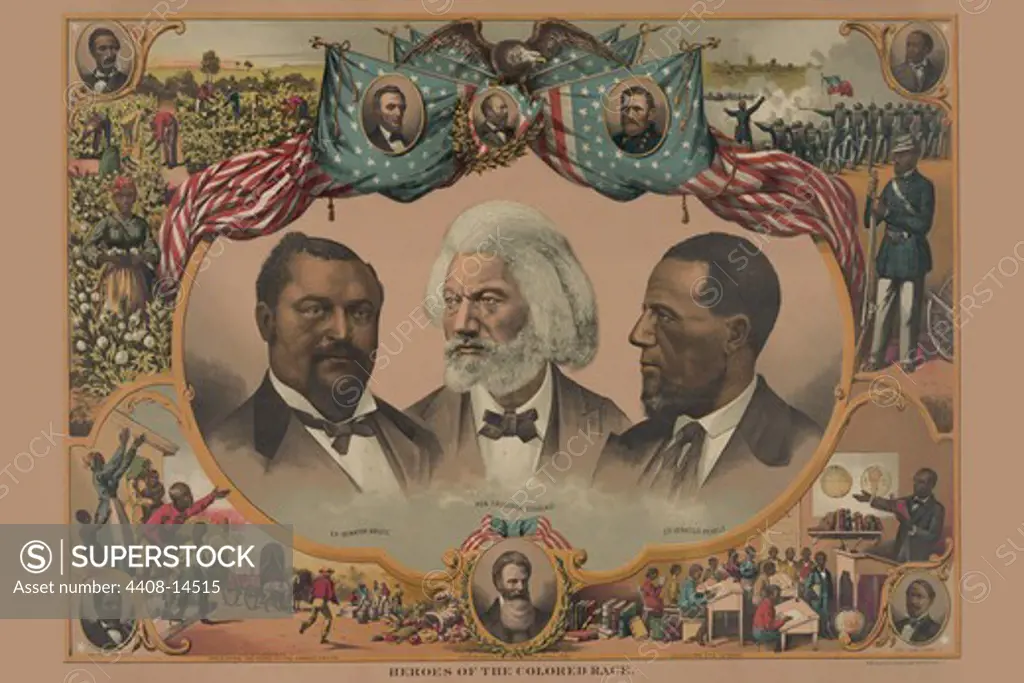 Heroes of the Colored Race, African-Americans