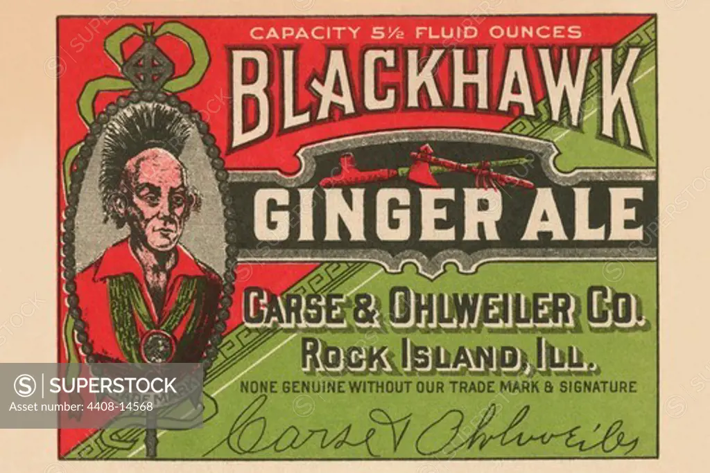 Blackhawk Ginger Ale, Soda Parlor