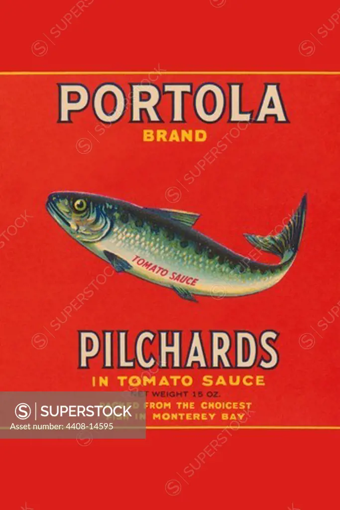 Portola Brand Pilchards, Seafood in Advertising