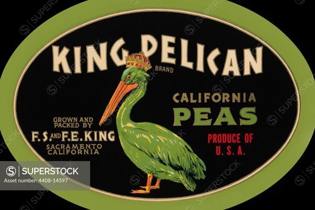 King Pelican California Peas, Fruits & Vegetables